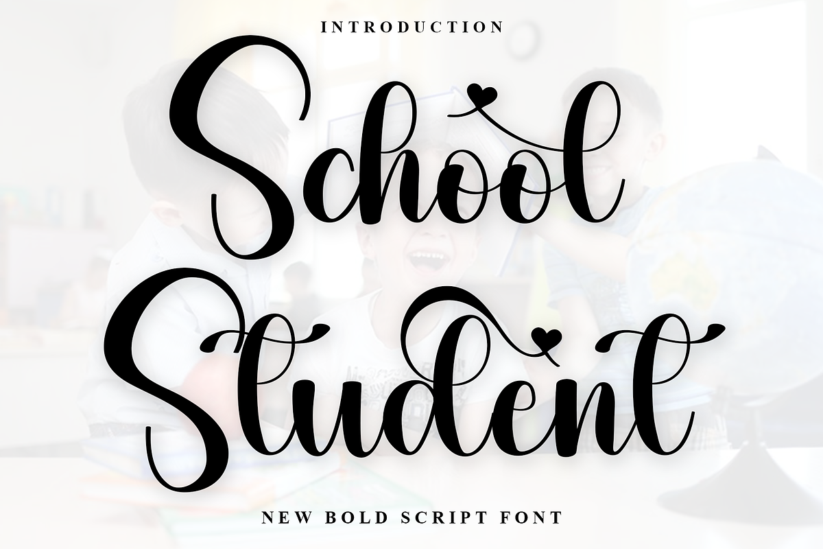 School Student, a Handwritten Font by FreshTypeINK (Photo 1 of 8)