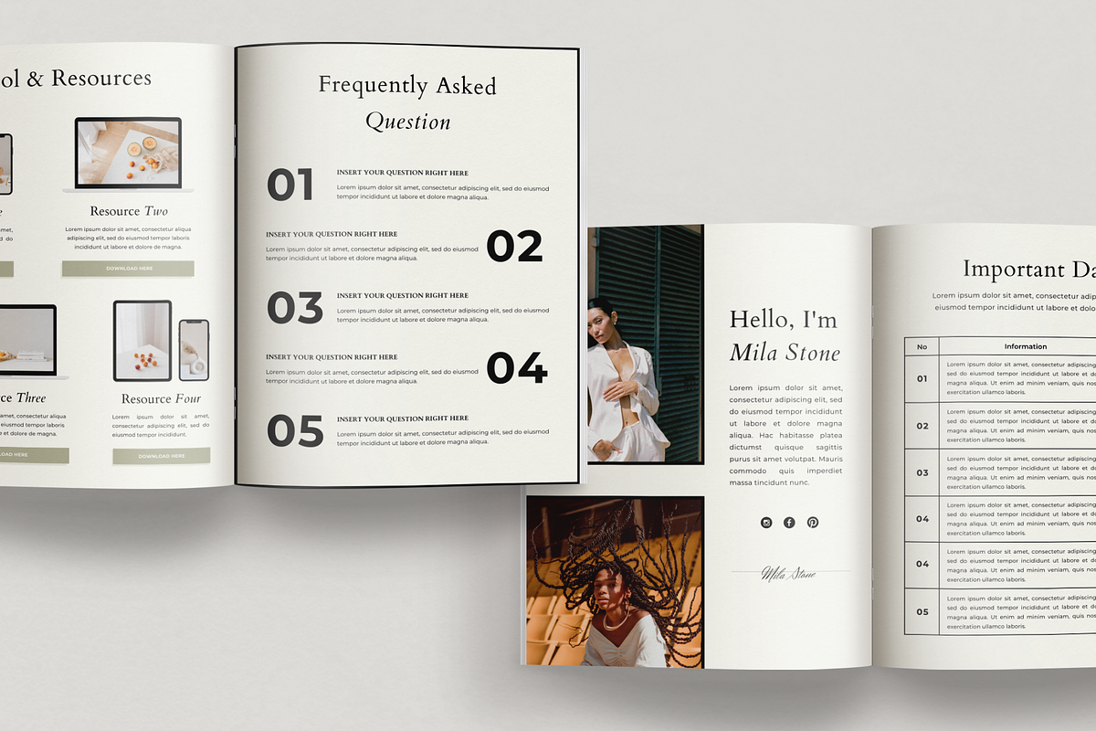 Client Welcome Guide | Canva, a Brochure Template by Ralony (Photo 5 of 9)