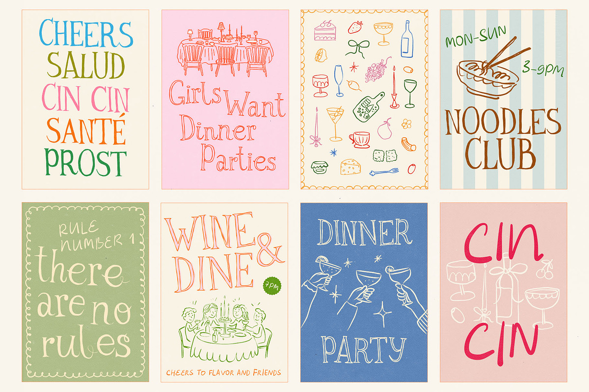 Modern Hand-drawn Trendy Font Bundle, a Handwritten Font by Ayya Studio (Photo 37 of 54)
