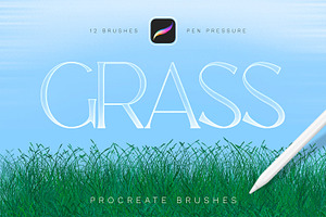 Grass Procreate Brushes