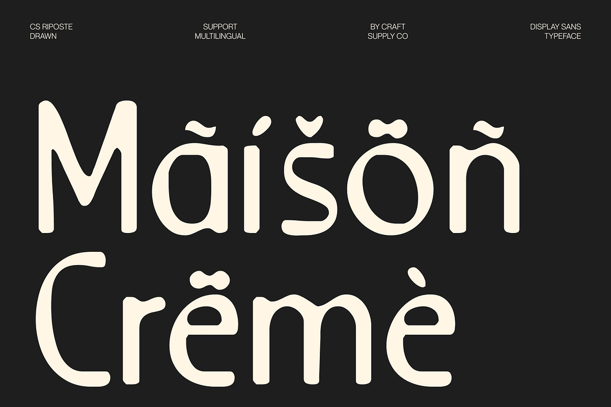 CS Riposte Drawn, a Sans Serif Font by Craft Supply Co. (Photo 5 of 8)