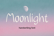 Moonlight Handwriting Font, a Handwritten Font by Ruddean2109 (Thumbnail 1 of 10)