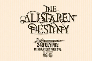 Font The Alistaren - 50% Off!