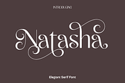 Natasha Elegant Serif, a Serif Font by Luna Shop (Thumbnail 1 of 10)