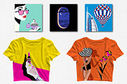 Chic & modern. Fashion & travel set, a Decorative Illustration by Dasha_D (Thumbnail 5 of 7)