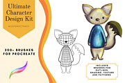Character Design-Procreate Brushes, a Brush Add-On by MissPerfectKaos (Thumbnail 4 of 16)
