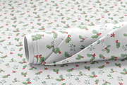 Holly Seamless Pattern, a Pattern Graphic by MockTurtleStudio (Thumbnail 2 of 3)
