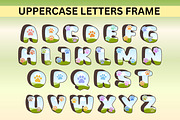 Purr & Paw Canva Alphabet Frame, a Marketing Template by Adalin Shop (Thumbnail 2 of 4)