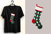 Watercolor Christmas Stocking Clipar, an Illustration by SVGArt (Thumbnail 8 of 8)