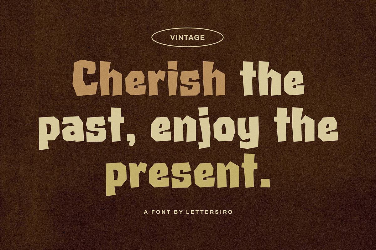 Spirit Stone – Ligature Logo Font, a Sans Serif Font by Lettersiro (Photo 9 of 9)