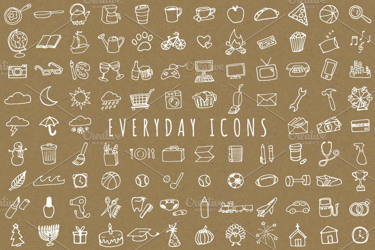 Everyday Items & To Do Clipart Set, an Icon by Lemonade Pixel (Photo 4 of 4)