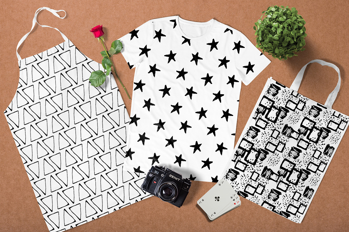 30 Seamless Ink Marks Patterns, a Pattern Graphic by 5August Art (Photo 3 of 5)
