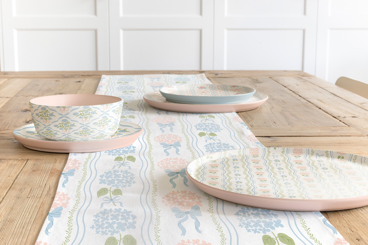Grandmillennial & Preppy patterns, a Pattern Graphic by Tani Kuzminka (Photo 21 of 26)
