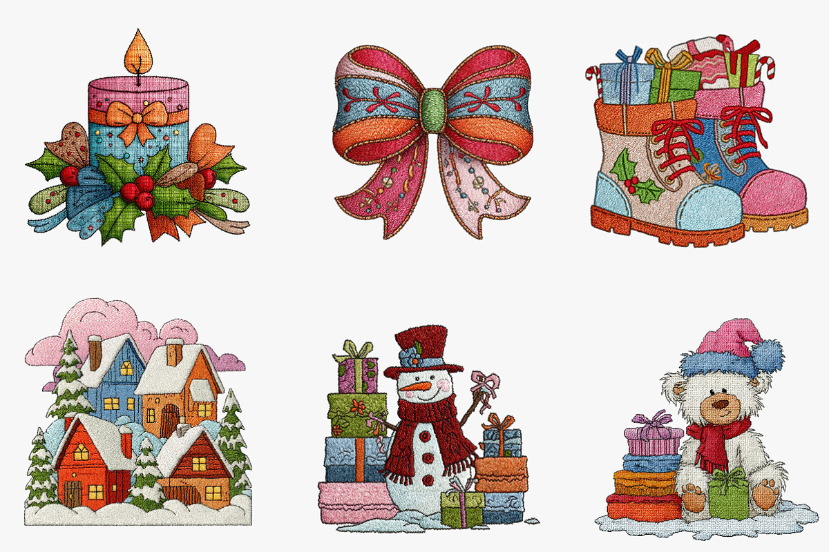 sweet christmas clipart, an Illustration by CreationArt (Photo 2 of 7)