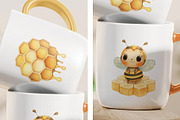 Busy Baby Bees Clipart PNG, an Animal Illustration by DesignRocket (Thumbnail 6 of 7)