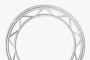 Circle Triangular Truss 200cm, an Object 3D Model by akerStudio (Thumbnail 5 of 14)