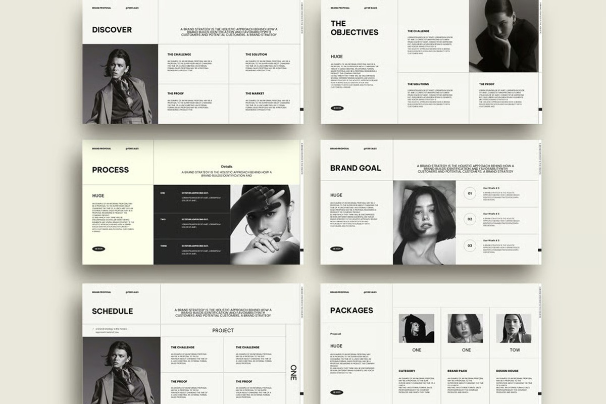 Brand Proposal Presentation Template, a Presentation Template by Fit-tee (Photo 4 of 8)