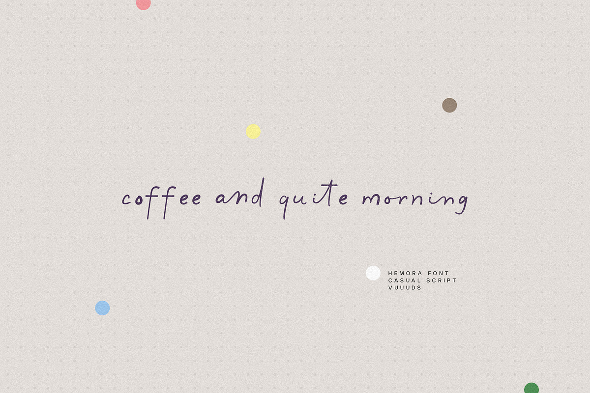 Hemora Font, a Handwritten Font by vuuuds (Photo 7 of 11)
