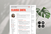 Resume / CV Template, a Resume Template by Occy Design (Thumbnail 1 of 4)