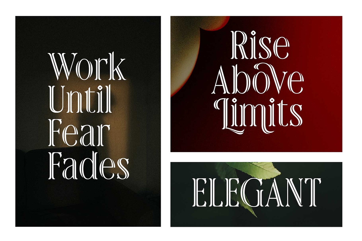 Rainhalf-Beautiful Display Serif, a Serif Font by Arterfak Project (Photo 8 of 13)