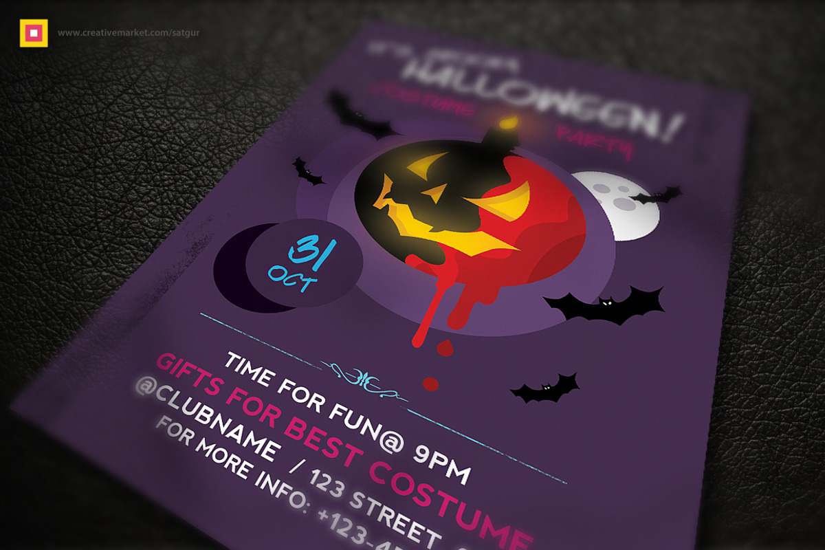 Halloween Flyer Vol 3, a Flyer Template by Satgur Graphic Design (Photo 5 of 5)