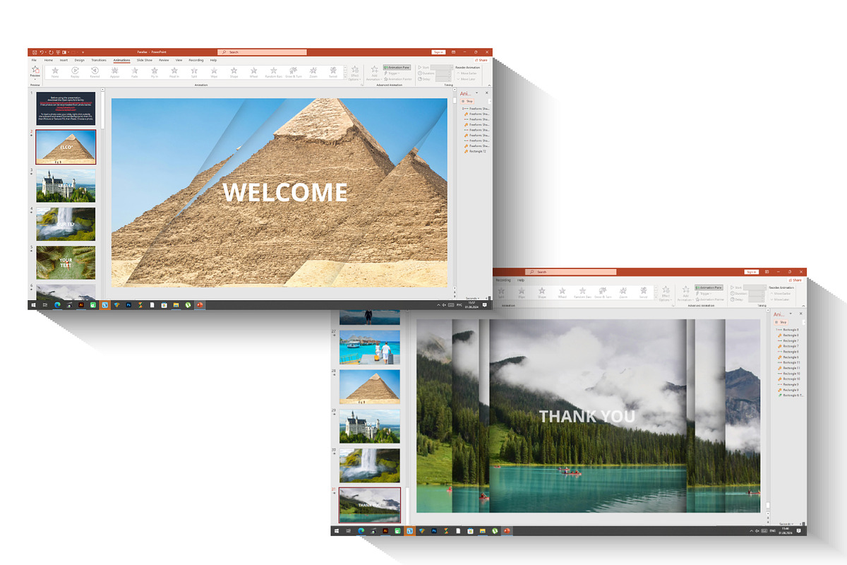 Parallax Presentation Template preview 2