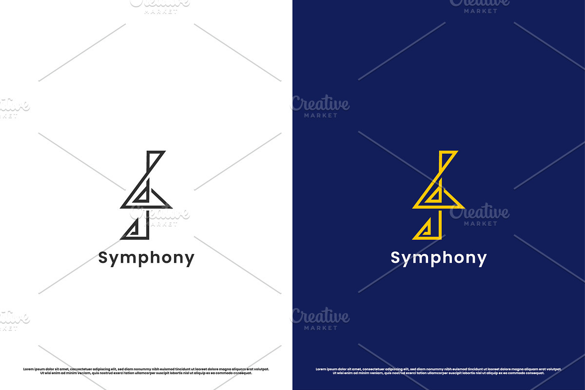 Musical Orchestra Logo Design Icon, a Branding & Logo Template by Morvana Crew
