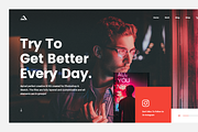 inspire UI Kit - Web Hero Headers, an UI Kit Template by begha (Thumbnail 2 of 14)
