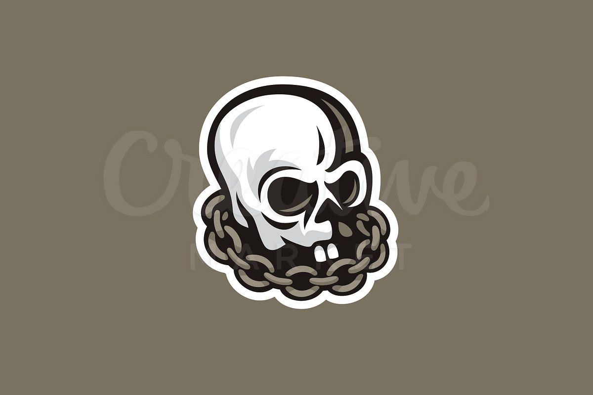 Skull Mascot Logo, a Templates & Theme by nospacestore