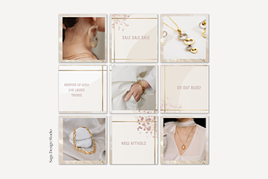 Minimal Jewelry Instagram Puzzle