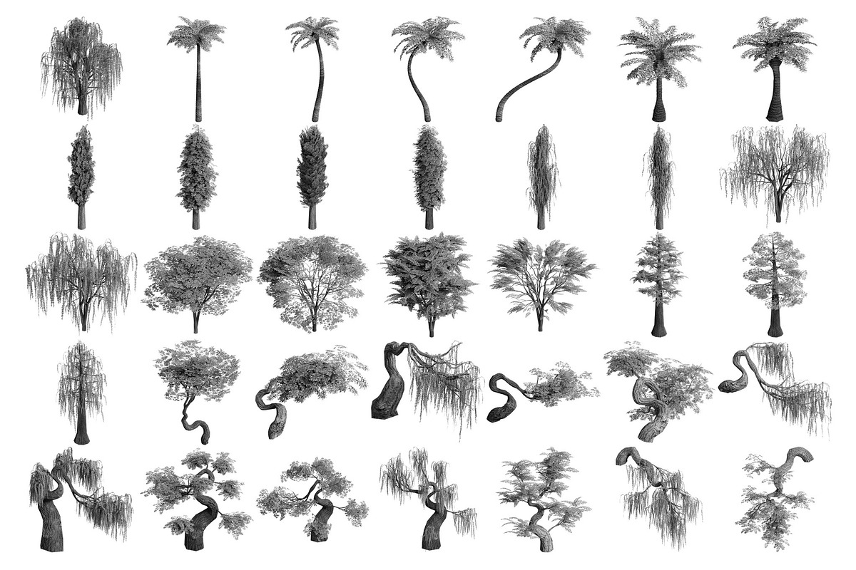 Tree Brushes - Willow Edition, a Brush Add-On by xresch (Photo 22 of 27)