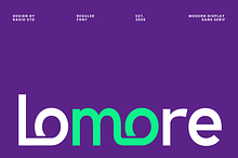 Lomore Modern Display Sans Font
