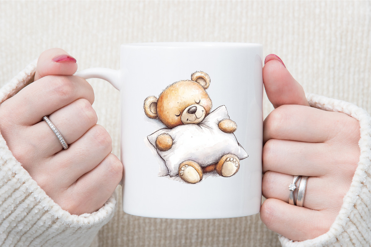 Cute Teddy Bear Clipart - Teddy Bear, an Illustration by Sublimation Artist (Photo 5 of 6)
