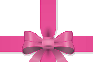 Elegant gift decoration template