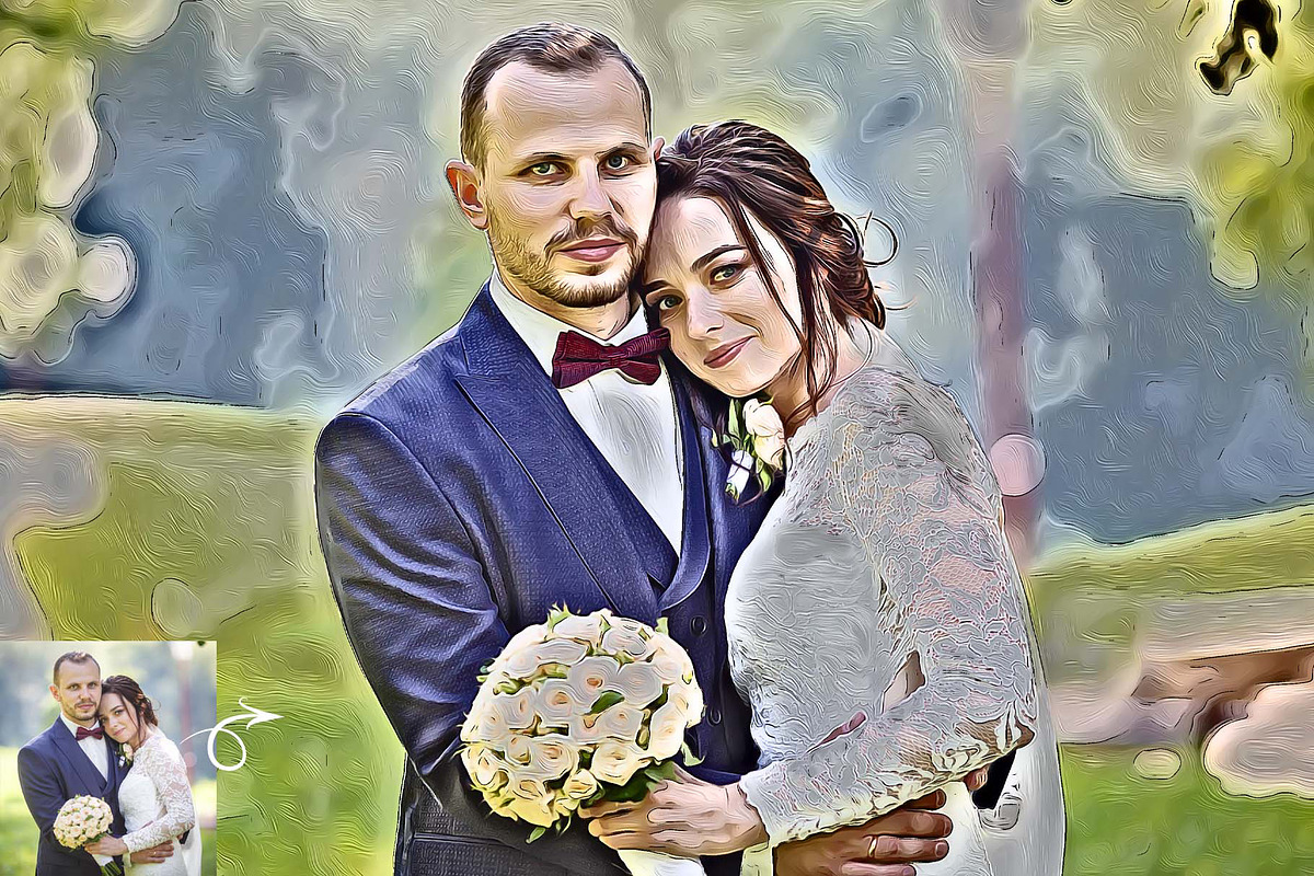 Speed Oil Painting Photoshop Action, an Action Add-On by MRI STUDIO (Photo 12 of 17)