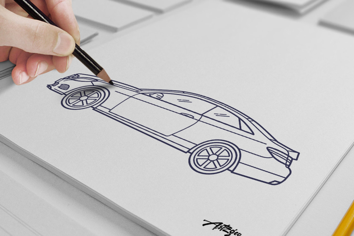 Premium Cars – Mercedes (Vector), an Illustration by Artzgeo (Photo 3 of 3)