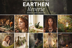 Earthen Reverie Stock Bundle, a Person Photo by Iconogenic