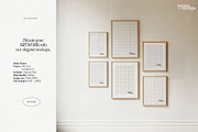Gallery Wall Art Frame Mockup- PSD, a Household Mockup by momomockps (Thumbnail 7 of 9)