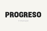 Progreso Typeface, a Sans Serif Font by Design District (Thumbnail 2 of 12)