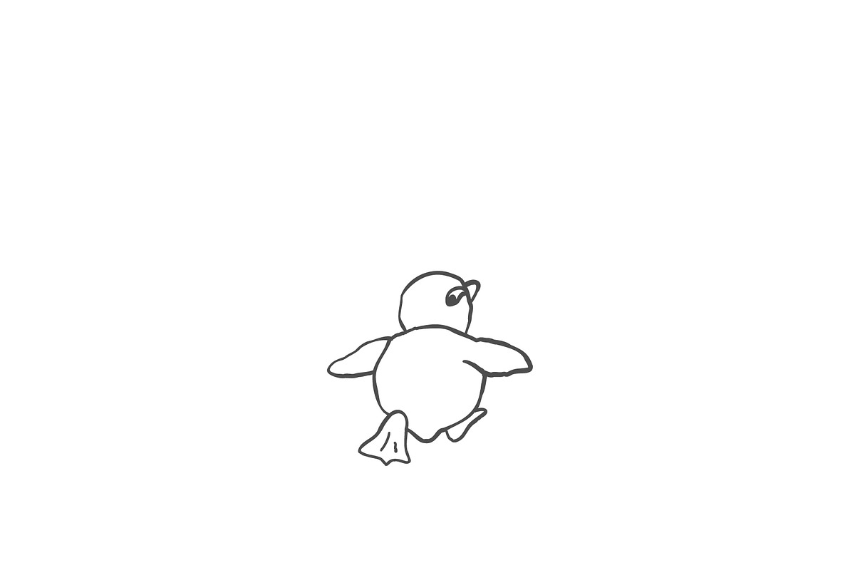 Cute Little Duckling, an Illustration by Anastasiya Klempach (Photo 7 of 7)