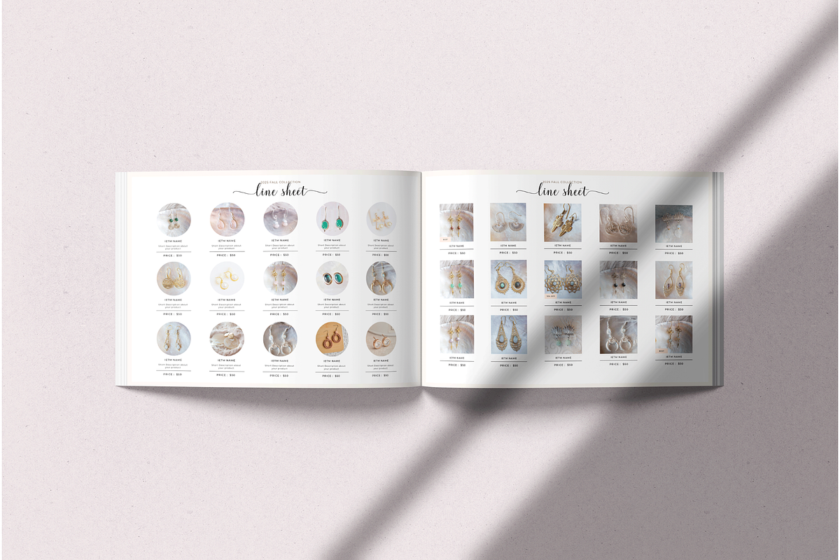 Line Sheet horizontal Canva Template, a Flyer Template by Hellohastore (Photo 4 of 10)