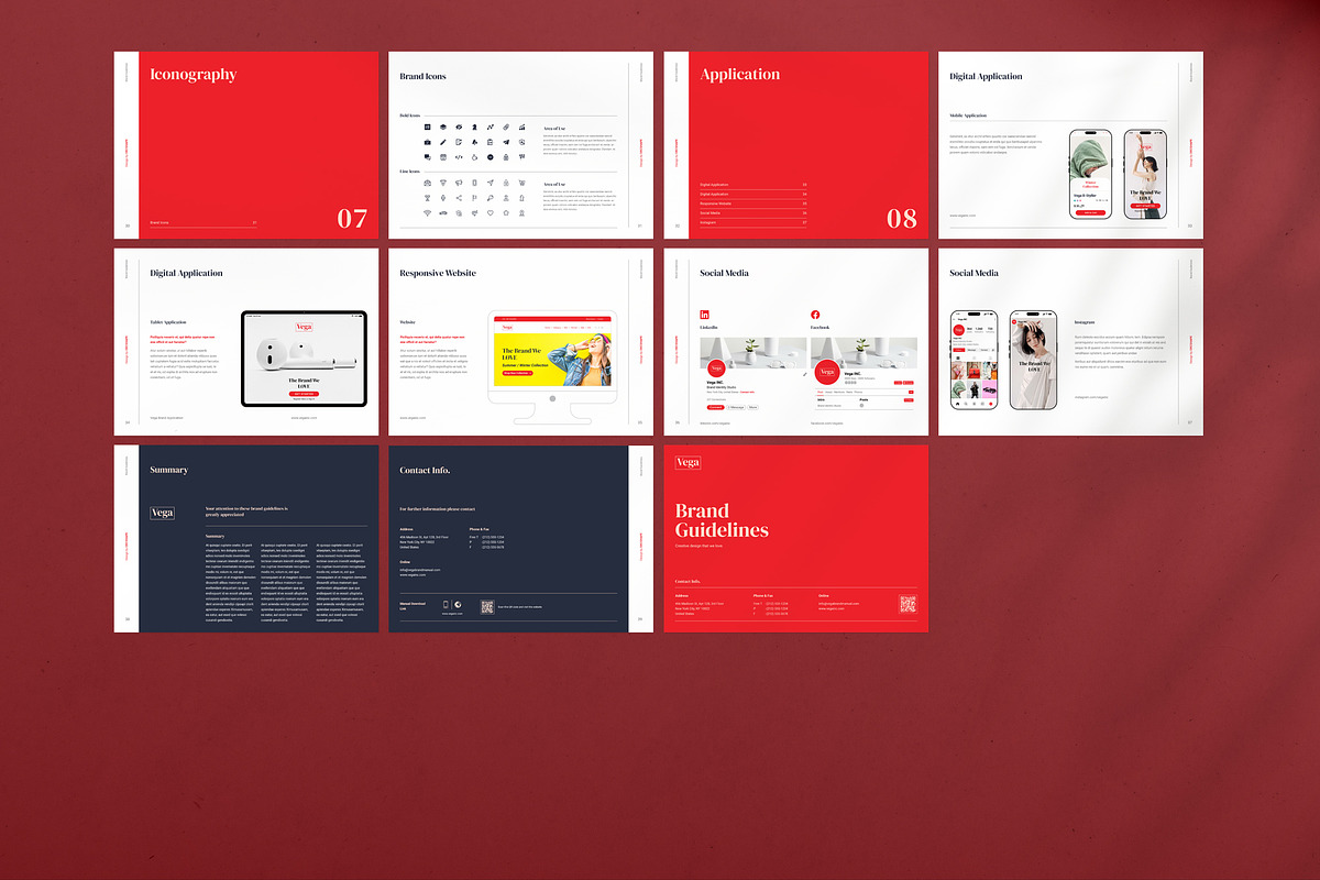 Brand Guidelines | Canva, InDesign, a Brochure Template by Orcshape Studio (Photo 14 of 14)