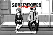 Manga Screentone Procreate Brushes, a Brush Add-On by brushapes.com (Thumbnail 9 of 11)