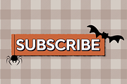 Youtube Autumn/Fall Subscribe Button, a Social Media Template by Mstvisuals (Thumbnail 3 of 6)