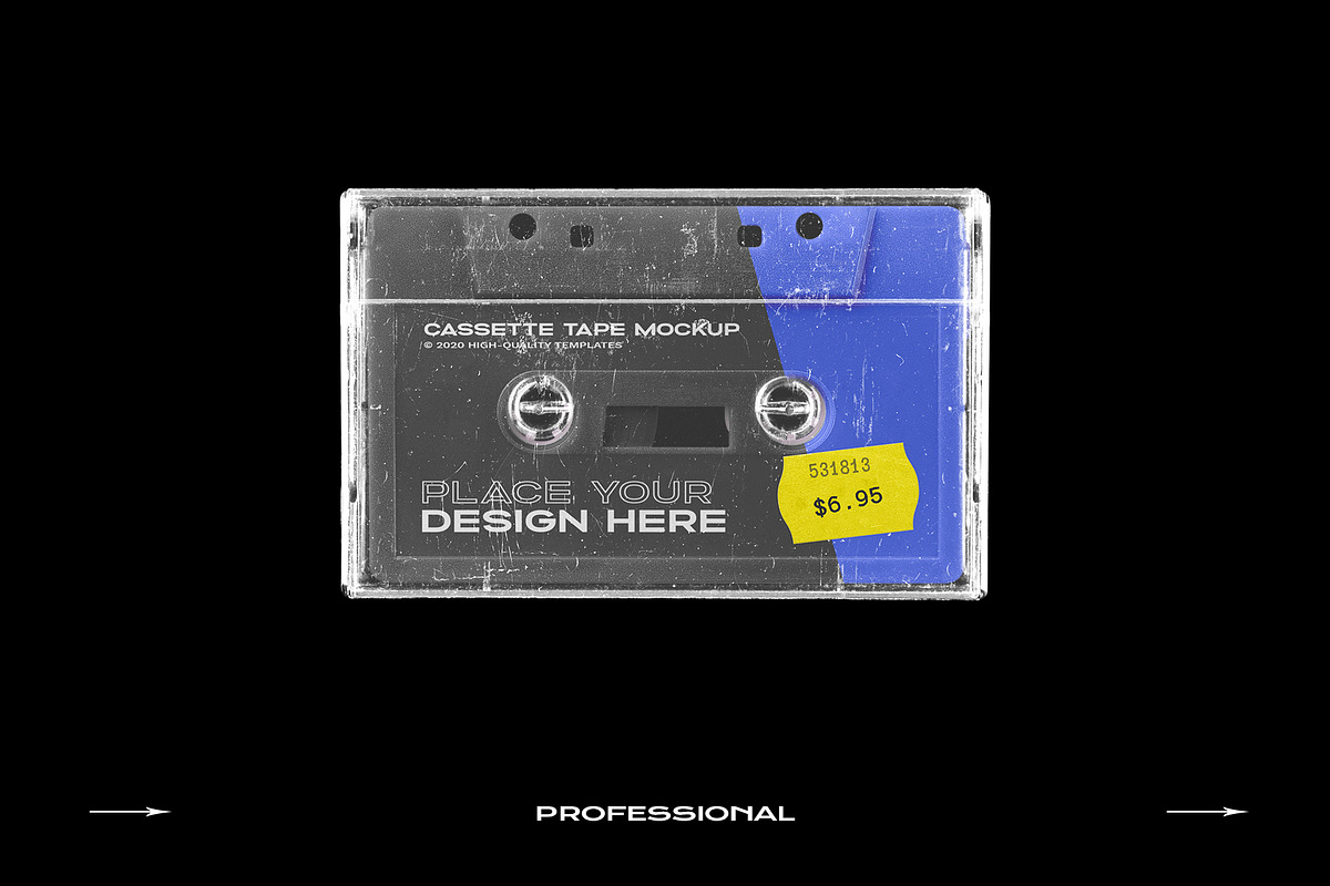 Cassette Tape Mockup Bundle Plastic, a Product Mockup by PrintPixel (Photo 21 of 29)