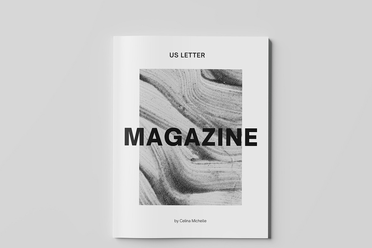 Us Letter Magazine Mockup, a Books & Magazine Mockup by Tokobeta (Photo 7 of 12)