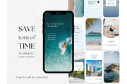70 Travel Social Media Stories, a Social Media Template by PatternLab. (Thumbnail 6 of 8)