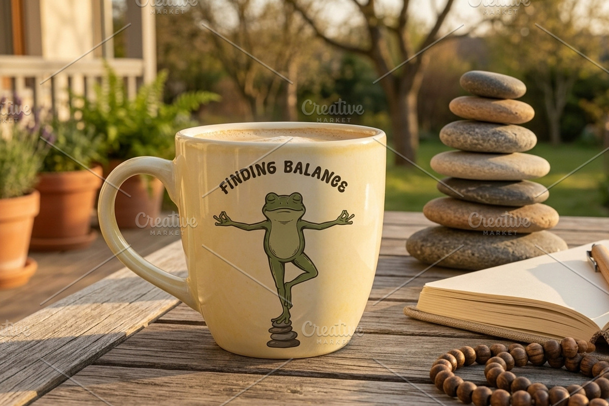 Finding Balance, an Animal Illustration by Vectorlina (Photo 4 of 4)
