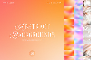 90 Luxury Gradient Bakgrounds