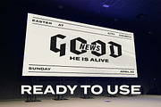 Easter Sunday Church Graphics, a Presentation Template by Blue River Studio (Thumbnail 2 of 6)